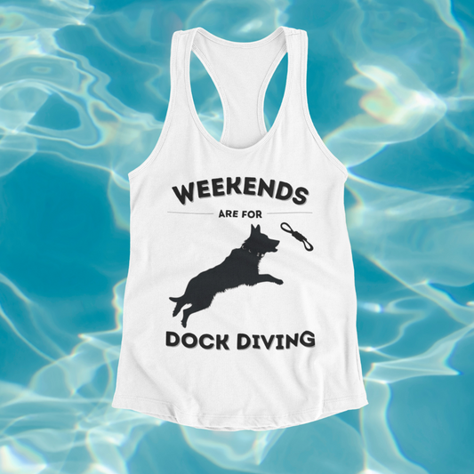 Dock Diving German Shepherd Tank Top