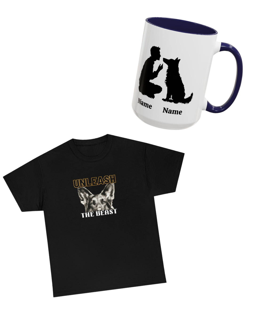 GSD Dad Shirt & Mug Bundle