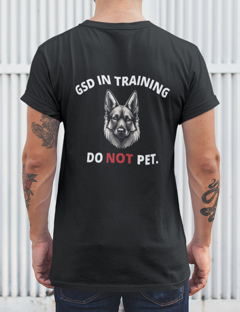 German Shepherd Dog Training Men's T-Shirt