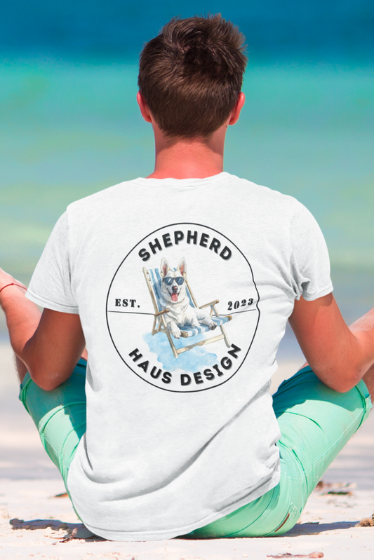 Paws & Paradise White Shepherd Haus Shirt