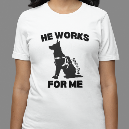 Service Dog MALE GSD T-shirt