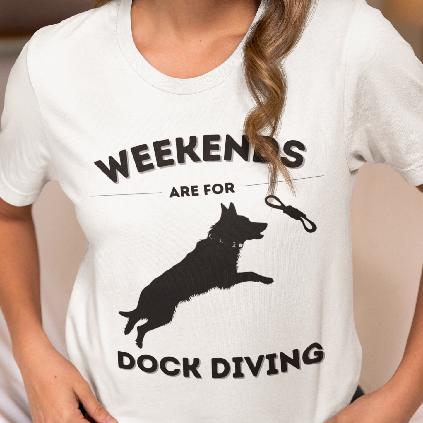 Dock Diving German Shepherd T-Shirt