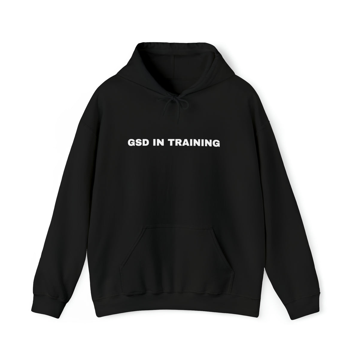 Front view of women's German Shepherd Dog In Training Do Not Pet hoodie