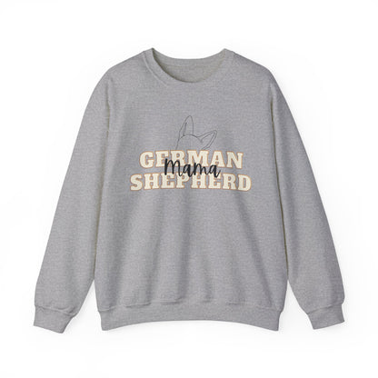 German Shepherd Mama crewneck sweatshirt for German Shepherd moms