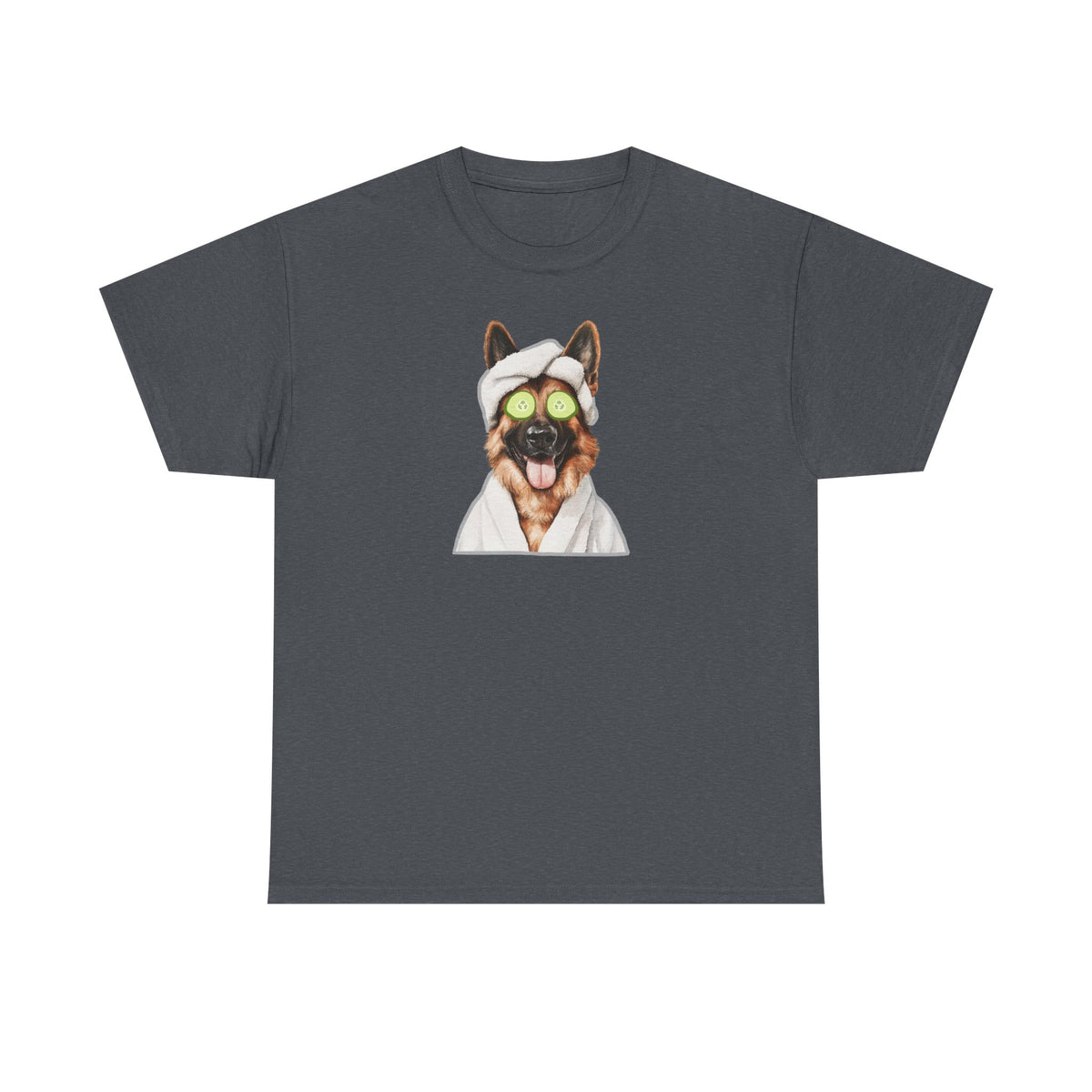 Tweed Spa Time funny German Shepherd t-shirt, self care dog lover tee
