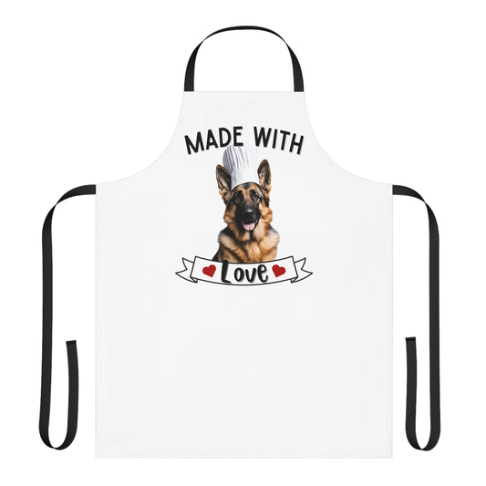 german shepherd dog kitchen apron