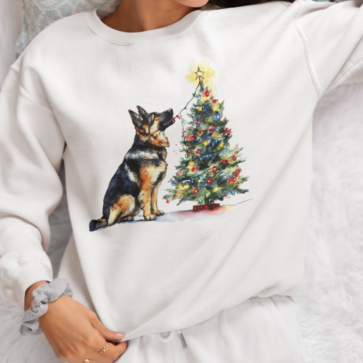 GSD Christmas Lights Sweater