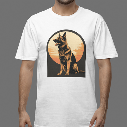 German Shepherd Art T-Shirt