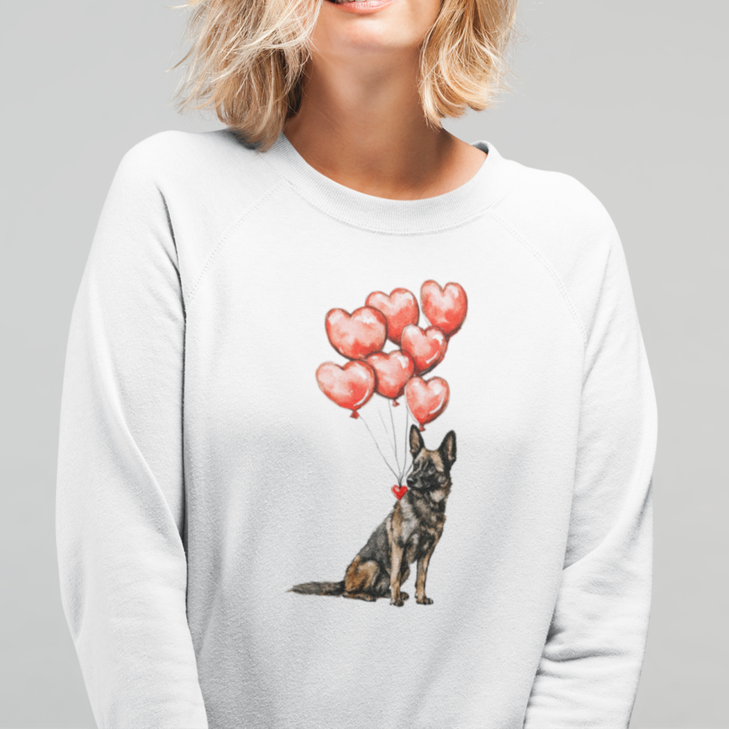 Sable GSD Hearts Sweater