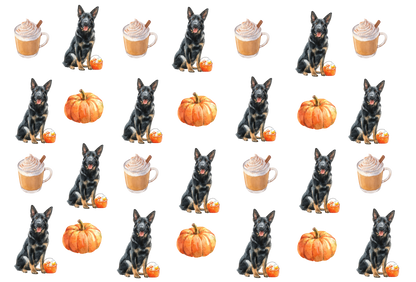 Pumpkin Spice Bi-Color GSD Pajama Pants
