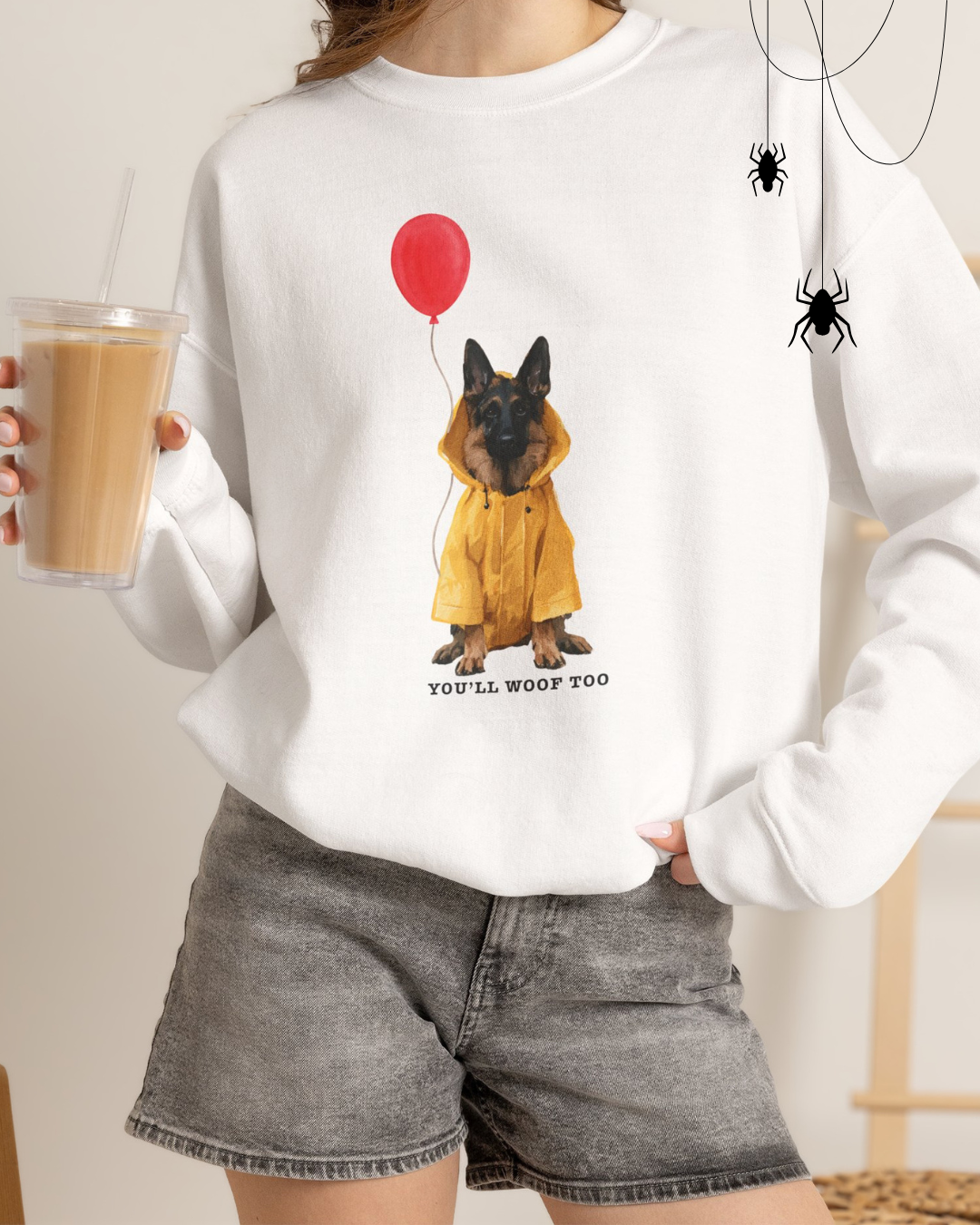 You'll Woof Too German Shepherd Halloween Sweatshirt
