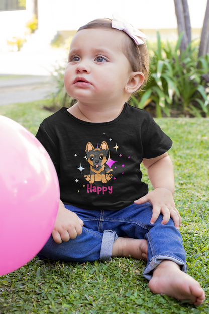 German Shepherd Dog T-shirt -Happy Toddler's Shirt