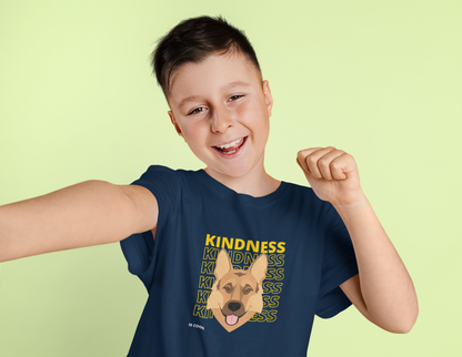 German Shepherd Dog T-shirt -Kindness Kid's Shirt