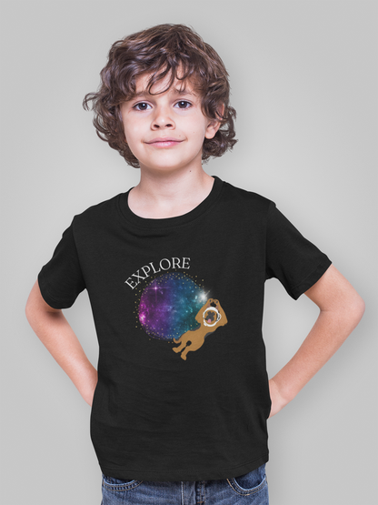 German Shepherd Dogs Kid's T-Shirt -Explore Boys T-Shirt