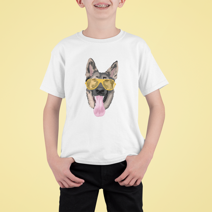 German Shepherd Dog T-Shirt -Cool Kid's Shirt