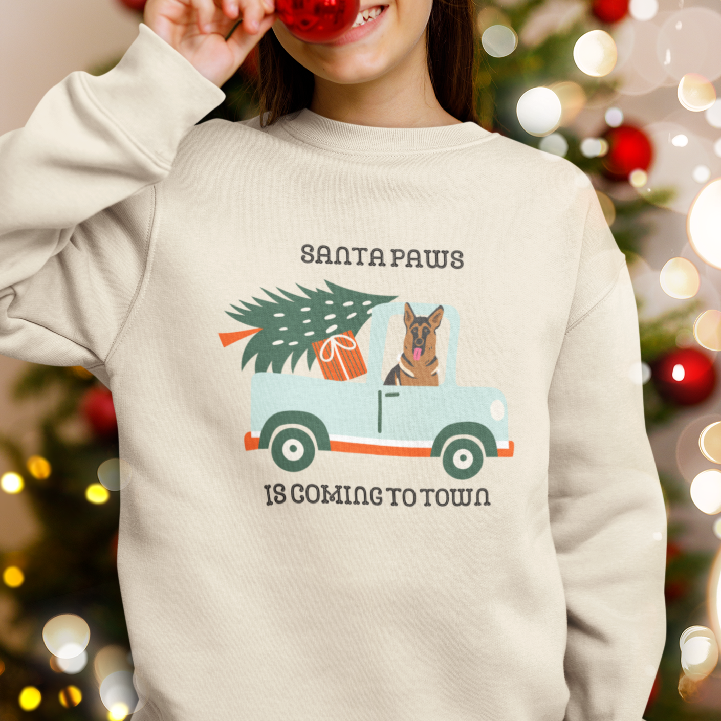 Santa Paws GSD Sweatshirt