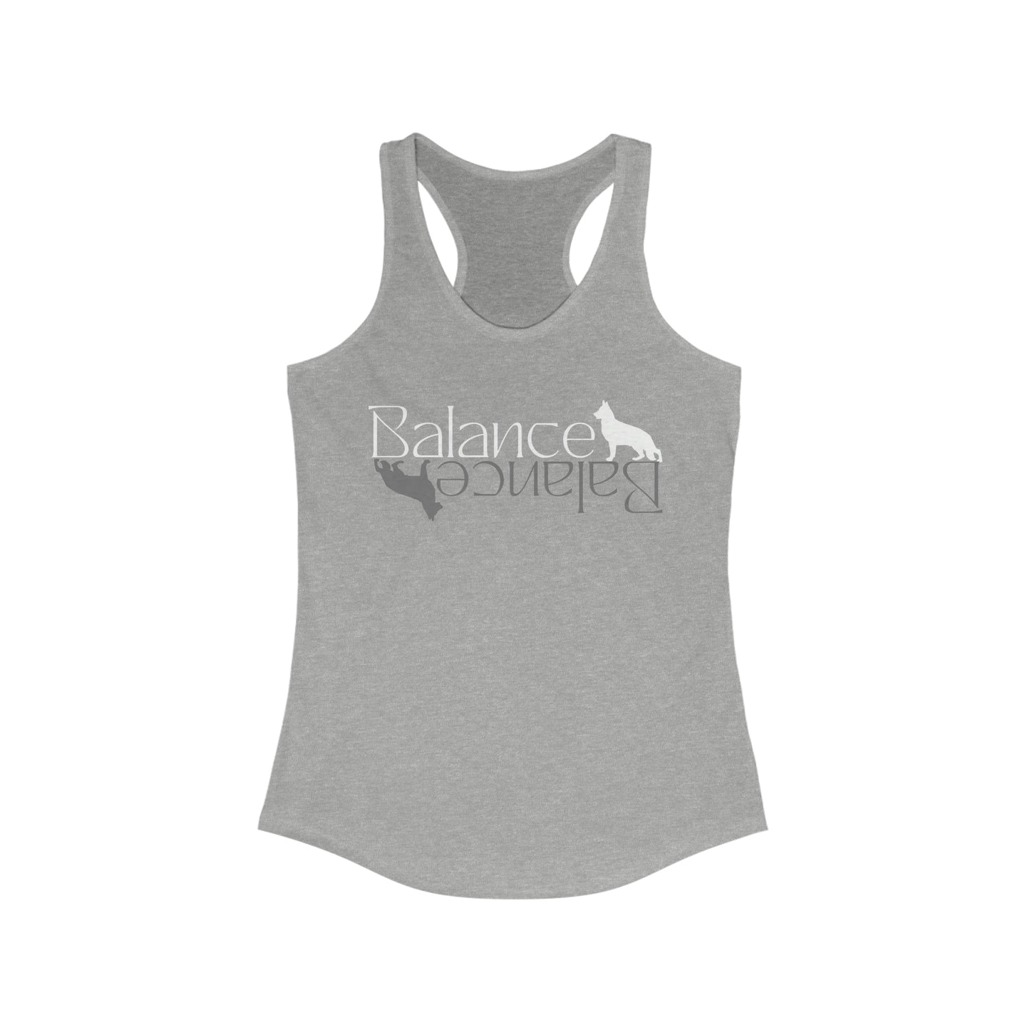 German Shepherd Dog Tank Top T-Shirt-Balance Women's Tank Top