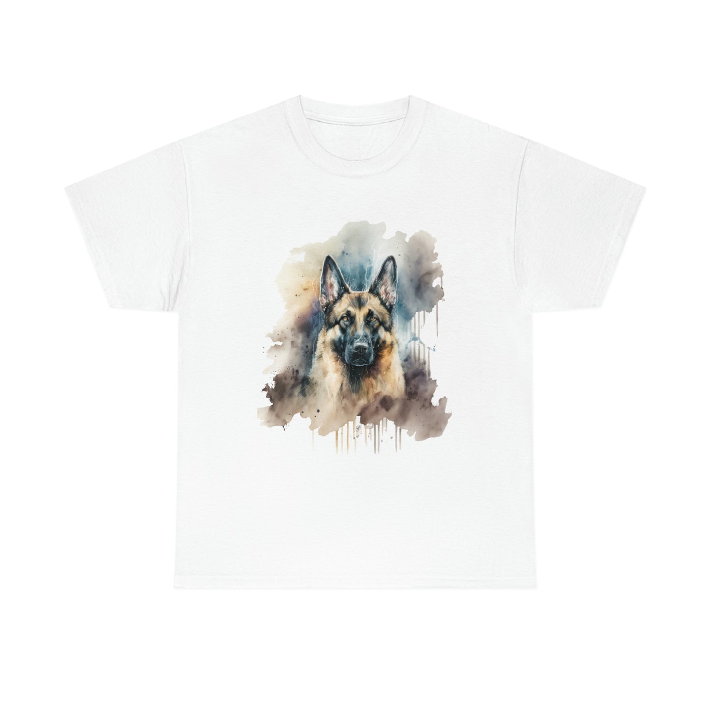 German Shepherd Dog  T-Shirt Women's Watercolor Shirt