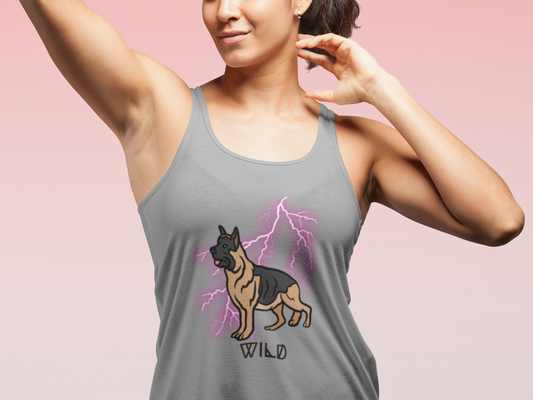 German Shepherd Dog Tank Top - Wild Women's Shirt