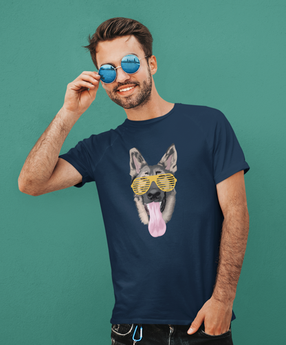 German Shepherd Dog T-Shirt-Cool Men's T-Shirt